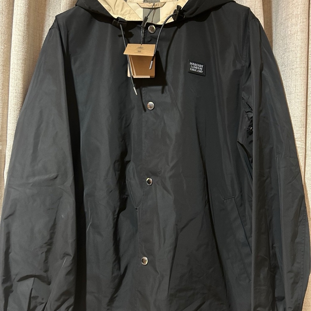 Burberry Black Hooded Jacket